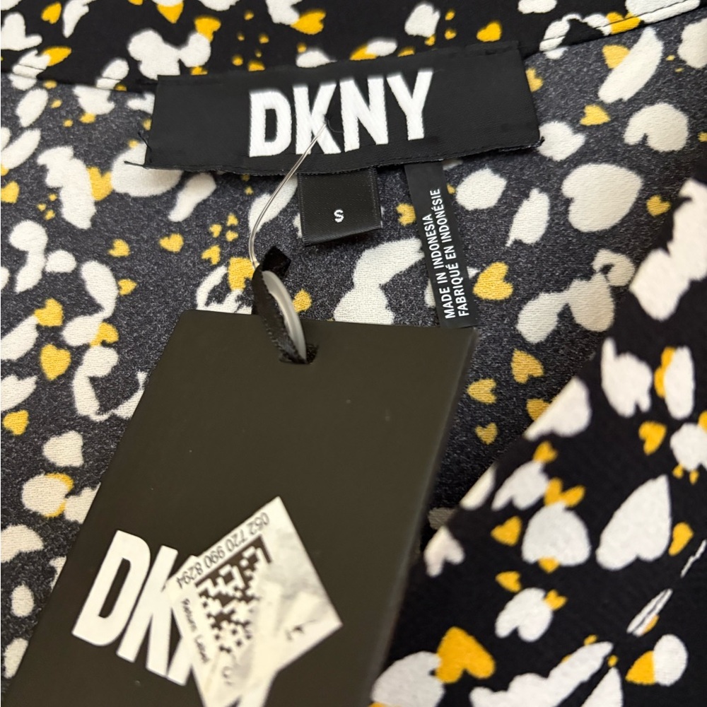 DKNY Multicolor Patterned Blouse NWT - image 3